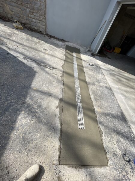 drainage channel drain for a driveway